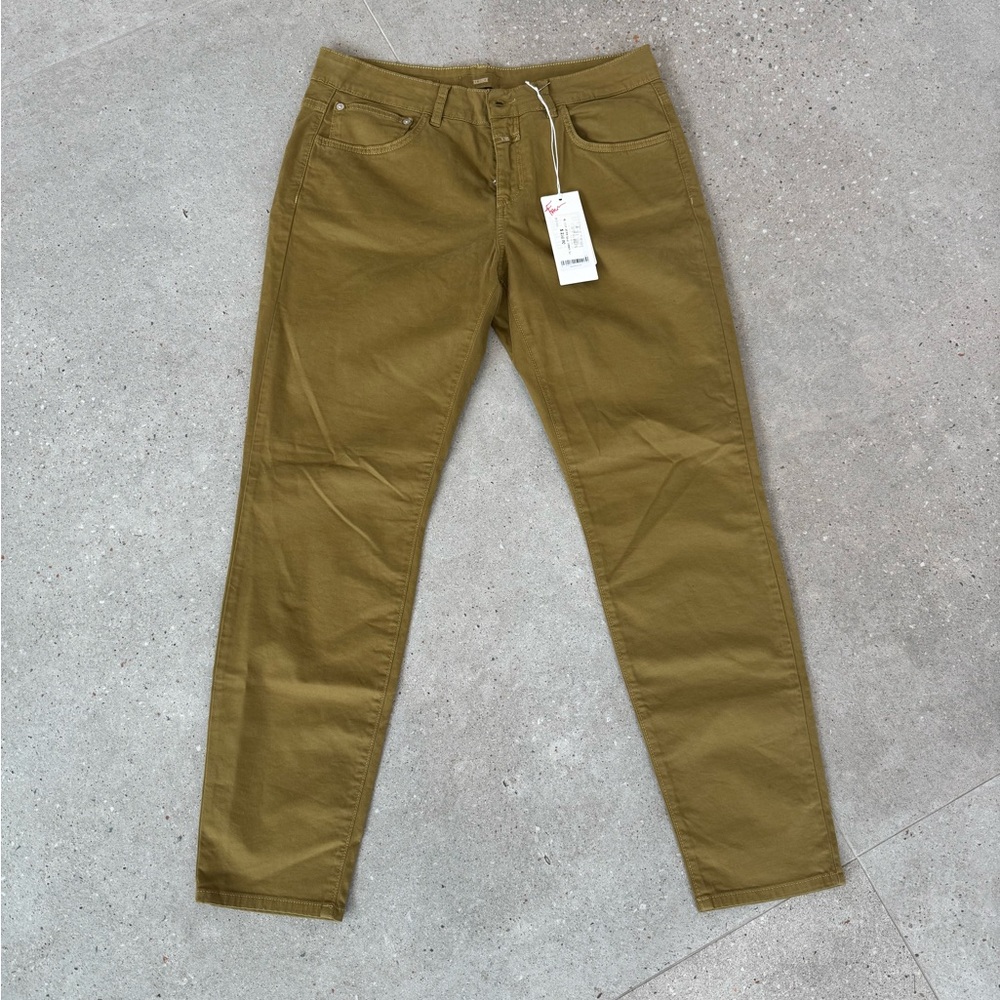 NWT Closed “Made in Italy” “Baker Jean” Olive Green Pants - Size 30